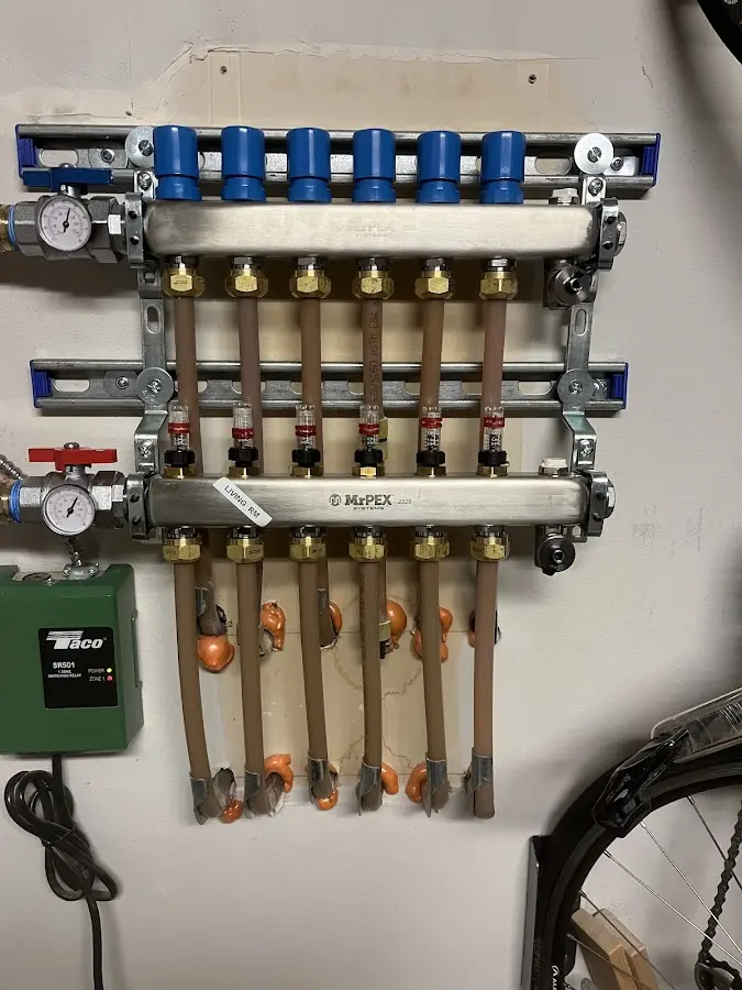 Plumber performing Leak Detection at a residential property in East Gaffney